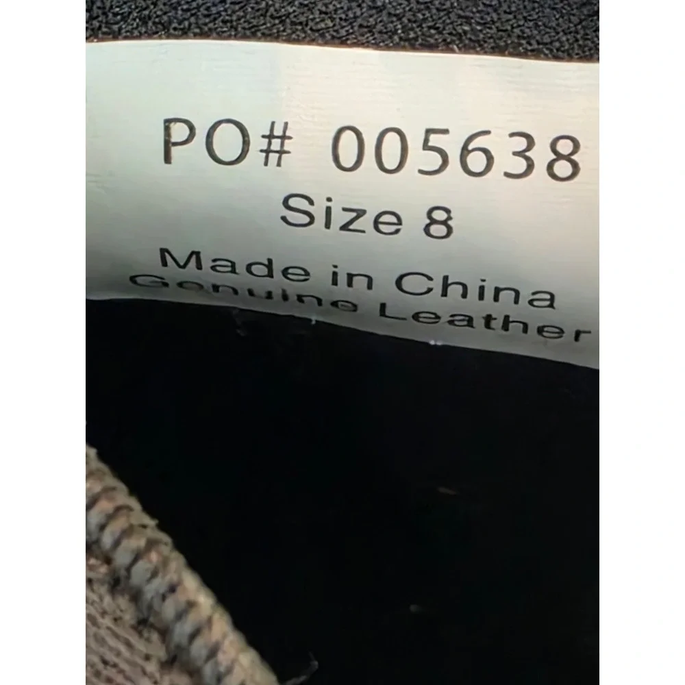 Territory Mens Grey Leather Chelsea Boots Cap Toe Ankle Boot PO 005638 Size 8